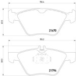 TEXTAR Ön Fren Balatası - Komp 210 - Kod TEX2167001 - OEM A0044200320