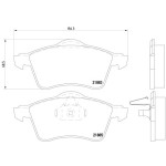 TEXTAR Fren Balatası - Ön-fişsiz Acv T4 2.5TDİ - Kod TEX2188302 - OEM 7D0698151E