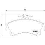 TEXTAR Ön Fren Balatası - For Four Smart - Kod TEX2192003 - OEM A4544200920