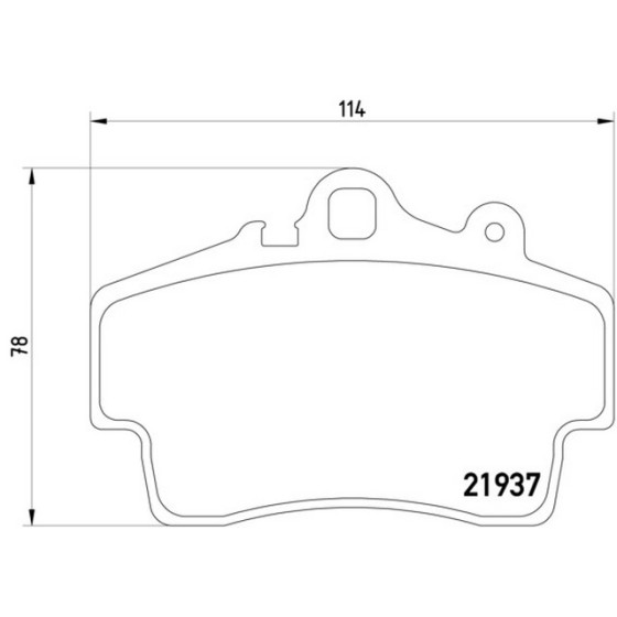 TEXTAR Ön Fren Balatası - Boxster - Kod TEX2193702 - OEM 98735193903 ürün görseli
