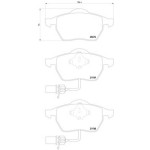 TEXTAR Fren Balatası - Ön-fişli Aeb-afn-avf-awt-bre Volkswagen Passat 4-a4-a6 1.8t-1.9tdi-2.0tdi - Kod TEX2193801 - OEM 4B0698151N
