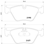 TEXTAR Ön Fren Balatası - E39 - Kod TEX2199003 - OEM 34116761277