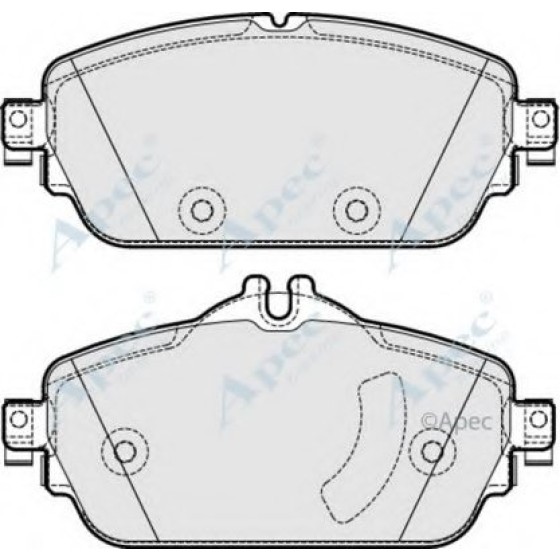 TEXTAR Ön Fren Balatası - 205 2014 - Kod TEX2203101 - OEM A0084203720 ürün görseli