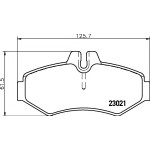 TEXTAR Arka Fren Balatası - 901 Mercedes-benz Sprinter 1998 - Kod TEX2302101 - OEM A0034202420