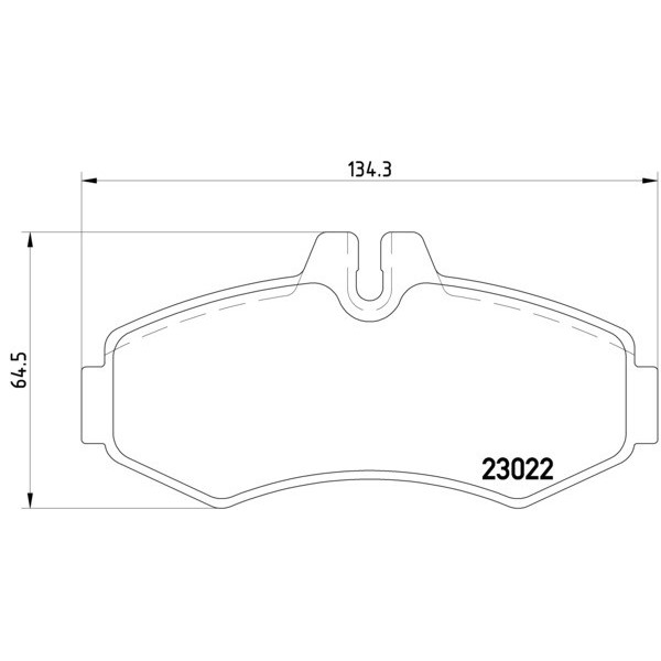 TEXTAR Ön Fren Balatası - 638 601 - Kod TEX2302201 - OEM A0004214110