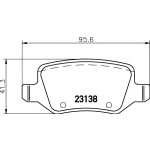 TEXTAR Arka Fren Balatası - Kod TEX2313803 - OEM A1684200420