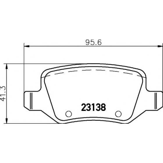 TEXTAR Arka Fren Balatası - Kod TEX2313803 - OEM A1684200420 ürün görseli