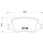TEXTAR Arka Fren Balatası - / 200CDİ - Kod TEX2313805 - OEM A1694201720