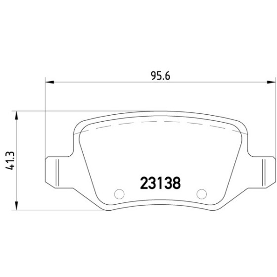 TEXTAR Arka Fren Balatası - / 200CDİ - Kod TEX2313805 - OEM A1694201720 ürün görseli