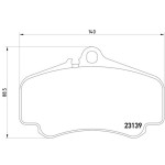 TEXTAR Ön Fren Balatası - 911 - Kod TEX2313901 - OEM 99635194910