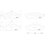 TEXTAR Ön Fren Balatası - 163 - Kod TEX2319303 - OEM A1634201220