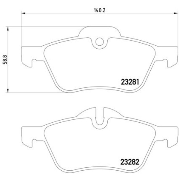 TEXTAR Ön Fren Balatası - Kod TEX2328101 - OEM 34116770332