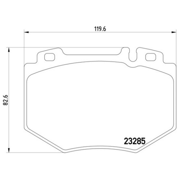 TEXTAR Ön Fren Balatası - 220 - Kod TEX2328501 - OEM A0044200620