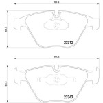 TEXTAR Ön Fren Balatası - E90-m3 / E92 E60-65 - Kod TEX2331208 - OEM 34116794916