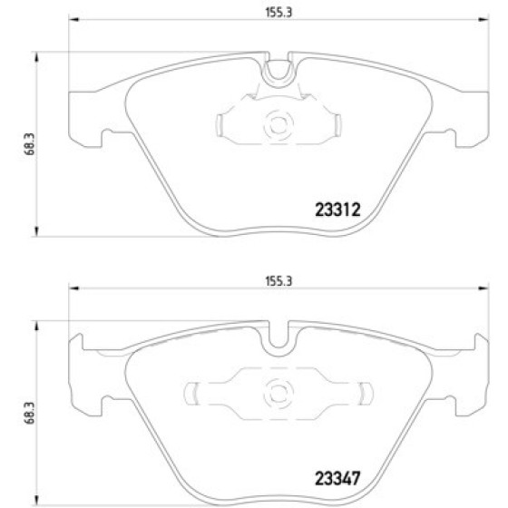TEXTAR Ön Fren Balatası - E90-m3 / E92 E60-65 - Kod TEX2331208 - OEM 34116794916 ürün görseli