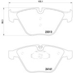 TEXTAR Ön Fren Balatası - E92-93 E84-90 2007 - Kod TEX2331303 - OEM 34116794917