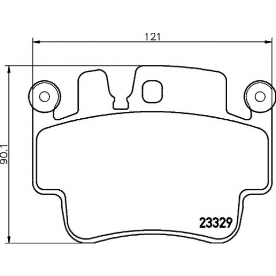 TEXTAR Ön Fren Balatası - 911 - Kod TEX2332902 - OEM 99635193916 ürün görseli