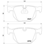 TEXTAR Arka Fren Balatası - Kod TEX2344704 - OEM 34216776937