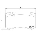 TEXTAR Arka Fren Balatası - Amg - Kod TEX2347801 - OEM A0034206220