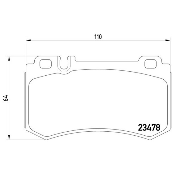 TEXTAR Arka Fren Balatası - Amg - Kod TEX2347801 - OEM A0034206220