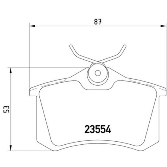TEXTAR Fren Balatası - Arka-fişsiz Akl-agr-aeb-afn-blf-bse Volkswagen Golf 4 - Volkswagen Golf 5 - Volkswagen Passat 4 1.6-1.6tdi-1.8t-1.9tdi - Kod TEX2355402 - OEM 8E0698451A ürün görseli