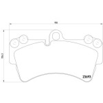 TEXTAR Fren Balatası - Ön-fişsiz Azz-bug-casa Volkswagen Touareg-q7 3.0tdi-3.2 - Kod TEX2369302 - OEM 7L0698151Q