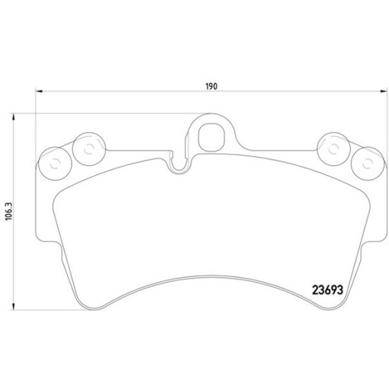 TEXTAR Fren Balatası - Ön-fişsiz Azz-bug-casa Volkswagen Touareg-q7 3.0tdi-3.2 - Kod TEX2369302 - OEM 7L0698151Q ürün görseli