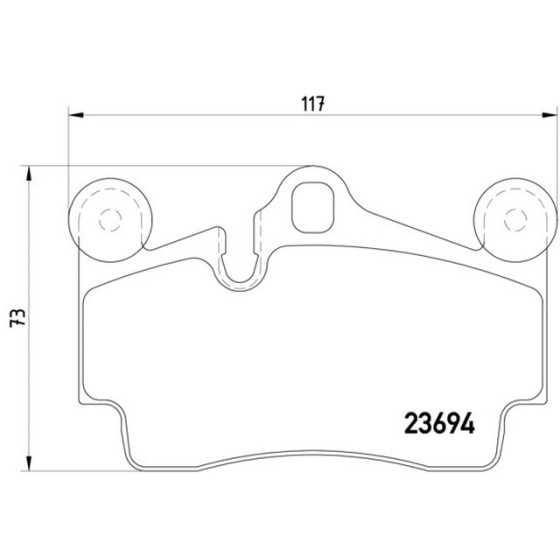 TEXTAR Fren Balatası - Arka-fişsiz Azz-bug-casa Volkswagen Touareg-q7 3.0tdi-3.2 - Kod TEX2369402 - OEM 7L0698451G ürün görseli