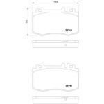 TEXTAR Ön Fren Balatası - Spor Tip 211 - Kod TEX2374502 - OEM A0044209020