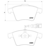 TEXTAR Fren Balatası - Ön-fişli Bac-bpe Volkswagen Touareg 2.5TDİ - Kod TEX2374901 - OEM 7L6698151B