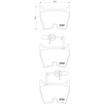 TEXTAR Fren Balatası - Ön-fişli Ayt-ban Phaeton 3.2-6.0 - Kod TEX2375101 - OEM 3D0698151A