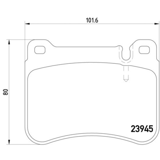TEXTAR Ön Fren Balatası - Spor Tip 2001 - Kod TEX2394501 - OEM A0044205120 ürün görseli