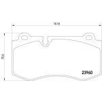 TEXTAR Ön Fren Balatası - 2006 - Kod TEX2396001 - OEM A0044208020