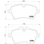 TEXTAR Ön Fren Balatası - Works-spor Fren - Kod TEX2398401 - OEM 34116770251