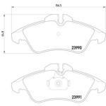 TEXTAR Ön Fren Balatası - Mercedes-benz Sprinter-lt - Kod TEX2399002 - OEM A0044205520