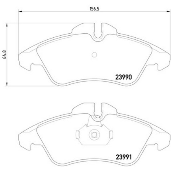 TEXTAR Ön Fren Balatası - Mercedes-benz Sprinter-lt - Kod TEX2399002 - OEM A0044205520