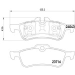 TEXTAR Arka Fren Balatası - Kod TEX2404301 - OEM 34216762871
