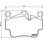 TEXTAR Arka Fren Balatası - 911 - Kod TEX2404901 - OEM 99735193905