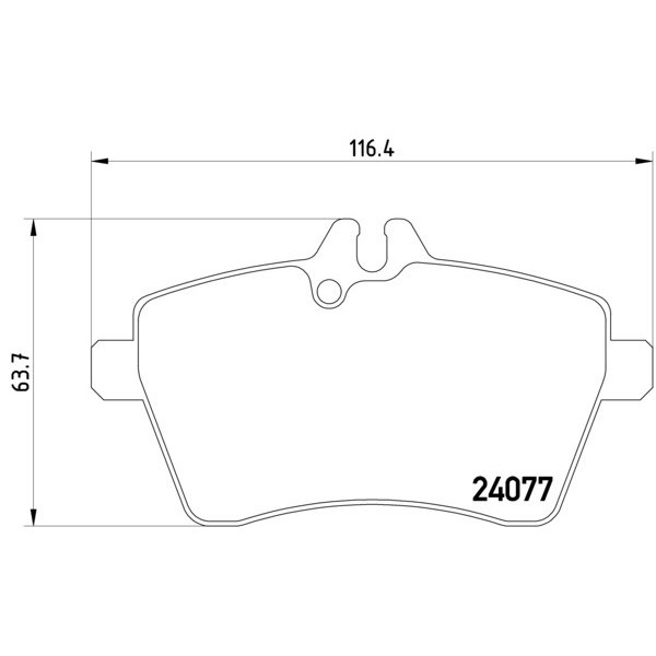 TEXTAR Ön Fren Balatası - B150 - Kod TEX2407701 - OEM A1694201320