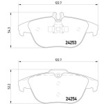 TEXTAR Arka Fren Balatası - 204 - Kod TEX2425301 - OEM A0074208520