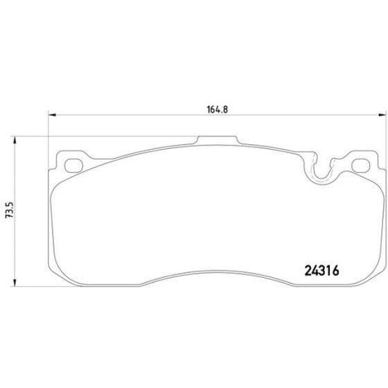 TEXTAR Ön Fren Balatası - E82-88 - Kod TEX2431601 - OEM 34116786044 ürün görseli