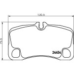 TEXTAR Arka Fren Balatası - 911 - Kod TEX2445401 - OEM 99735294904