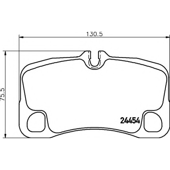 TEXTAR Arka Fren Balatası - 911 - Kod TEX2445401 - OEM 99735294904 ürün görseli