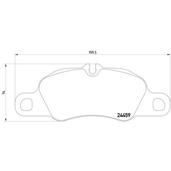 TEXTAR Ön Fren Balatası - 911 - Kod TEX2445901 - OEM 99735193804