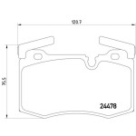 TEXTAR Ön Fren Balatası - Kod TEX2447801 - OEM 34116789157