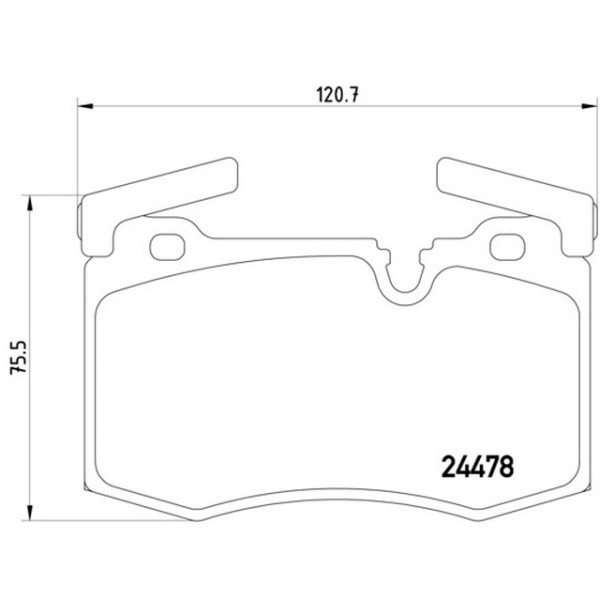 TEXTAR Ön Fren Balatası - Kod TEX2447801 - OEM 34116789157