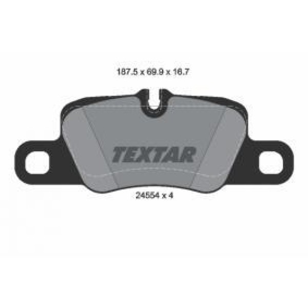 TEXTAR Arka Fren Balatası - 911 3.8 4S 2013 - Kod TEX2455404 - OEM 99135294901