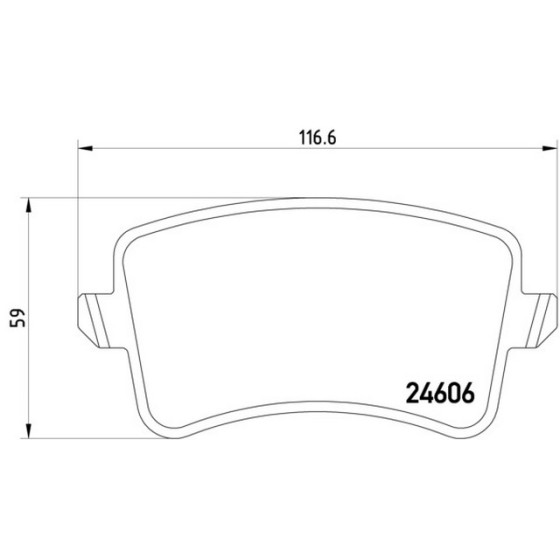 TEXTAR Fren Balatası - Arka-fişsiz Cdnc-caga-cabb-caha A4-a5-q5 1.8tfsi-2.0tfsi-2.0tdi - Kod TEX2460601 - OEM 8K0698451 ürün görseli