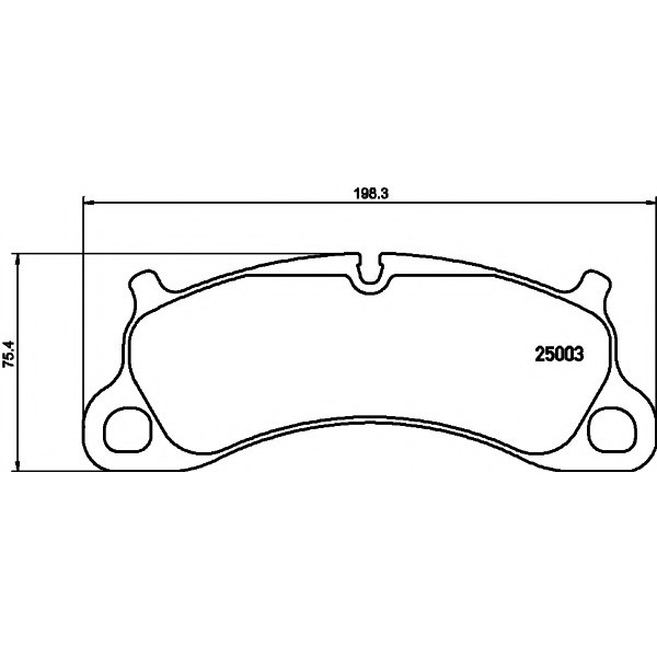 TEXTAR Ön Fren Balatası - 911 2013 - Kod TEX2500301 - OEM 99135194902
