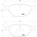 TEXTAR Ön Fren Balatası - Kod TEX2504501 - OEM 34116793021